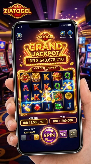 Screenshot fitur pencarian aplikasi di ziatogel.